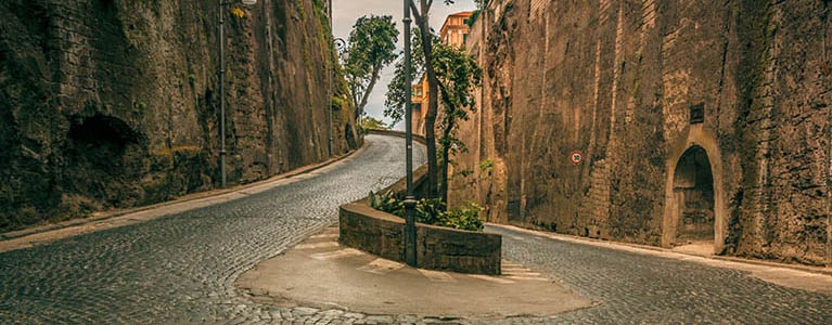 Italija. Kelias Amalfi pakrantės kelias